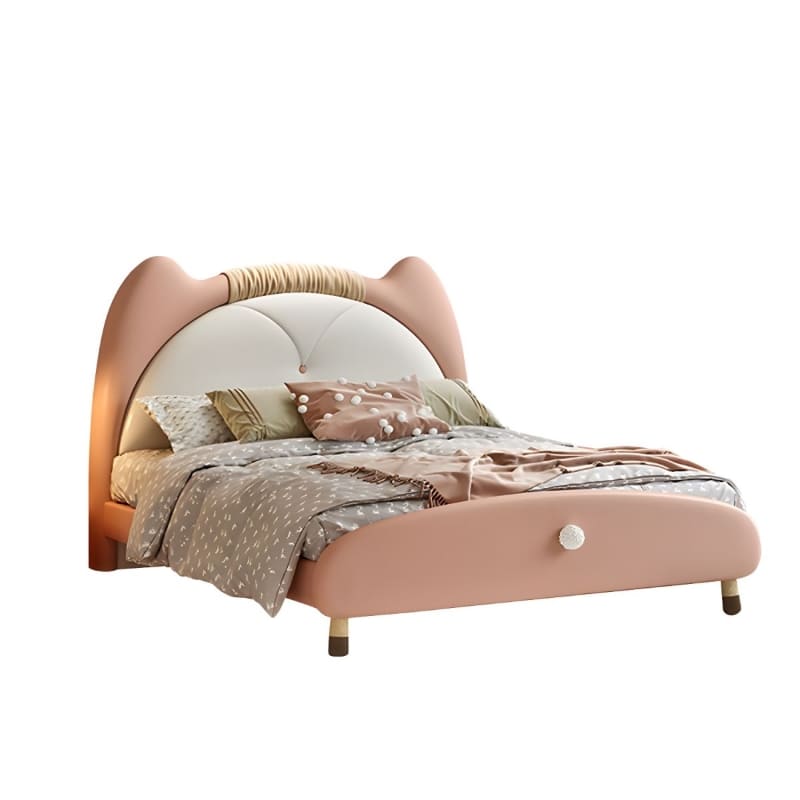 Berlioz Minimalist Solid Teak Platform Bed Cot - Image 2