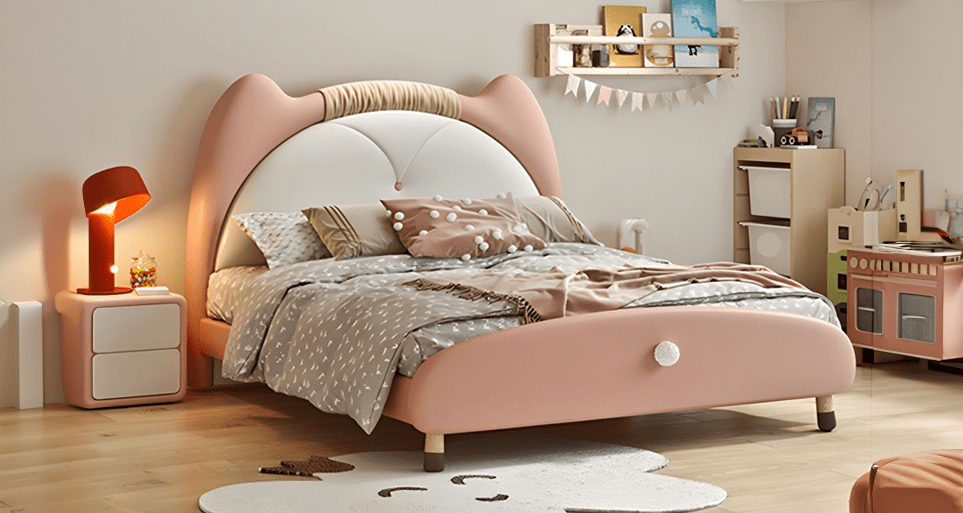 Berlioz Minimalist Solid Teak Platform Bed Cot - Image 6