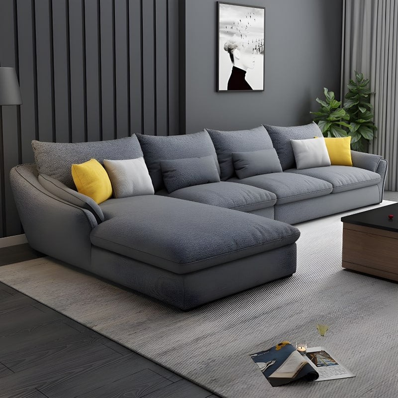 Cromie Cutting-Edge L-Shaped Sectional Sofa