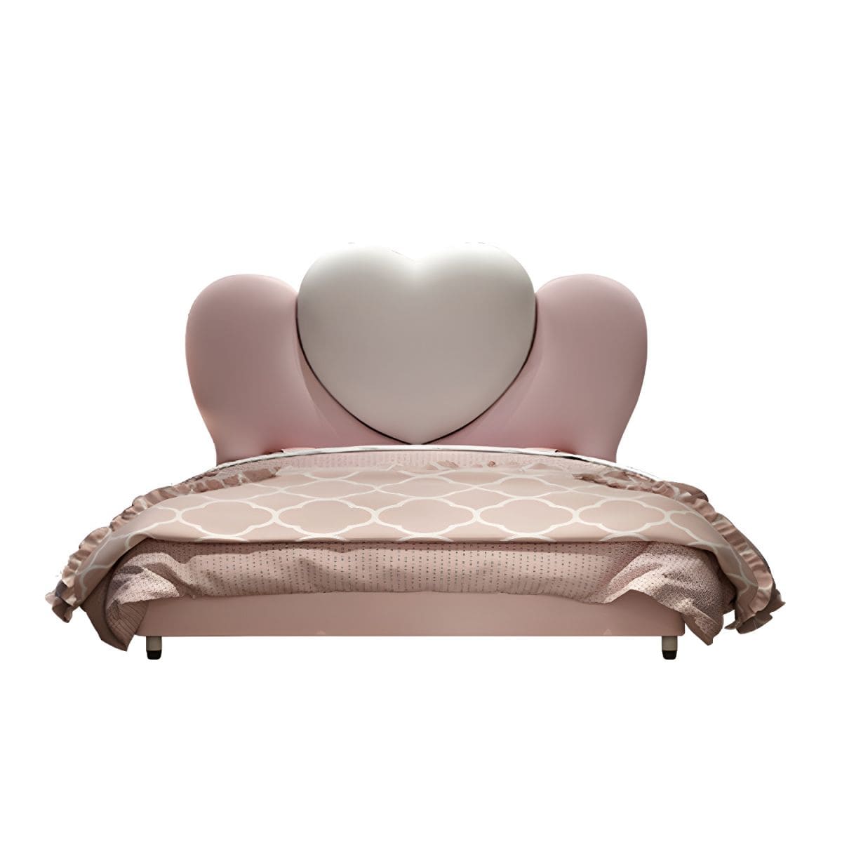 Elsa Curved Organic Velvet Bed Cot - Image 2