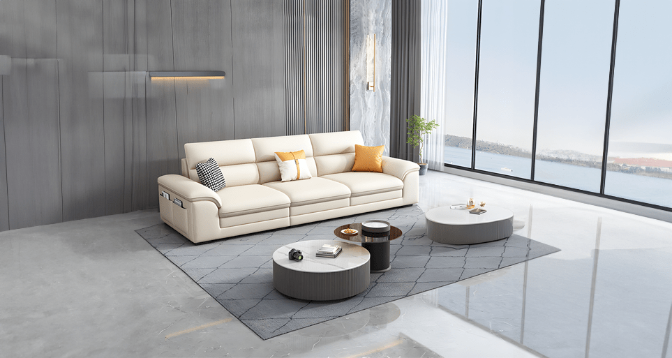 Exeter Modern Customizable Luxury Sofa Set - Image 3