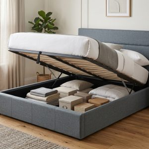 Akoya Modern Hydraulic Lift-Up Storage Bed Cot
