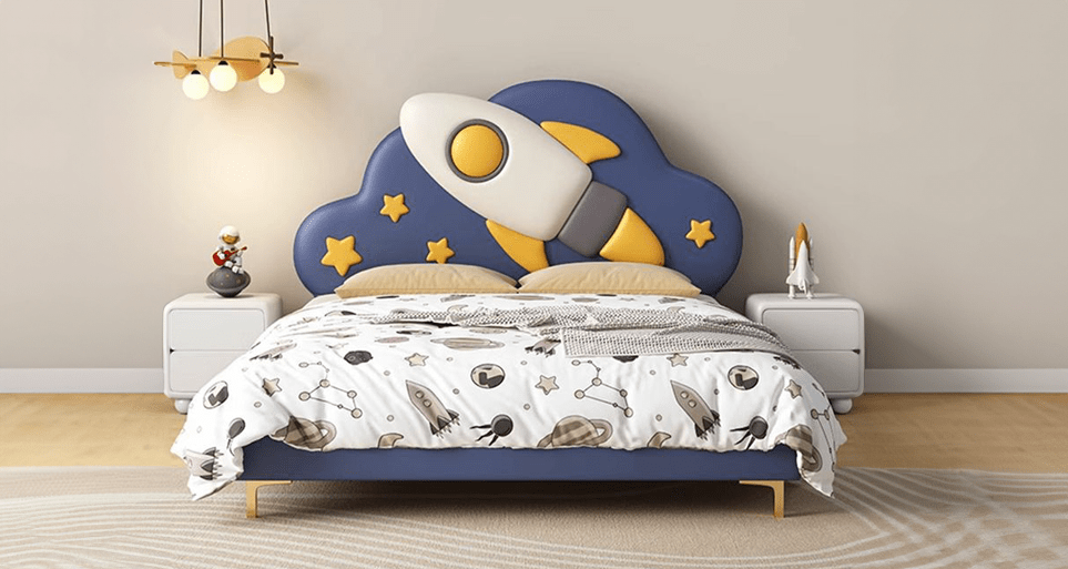 Cosmo Solid Wood Single Bed Cot with Storage Drawers - Image 2