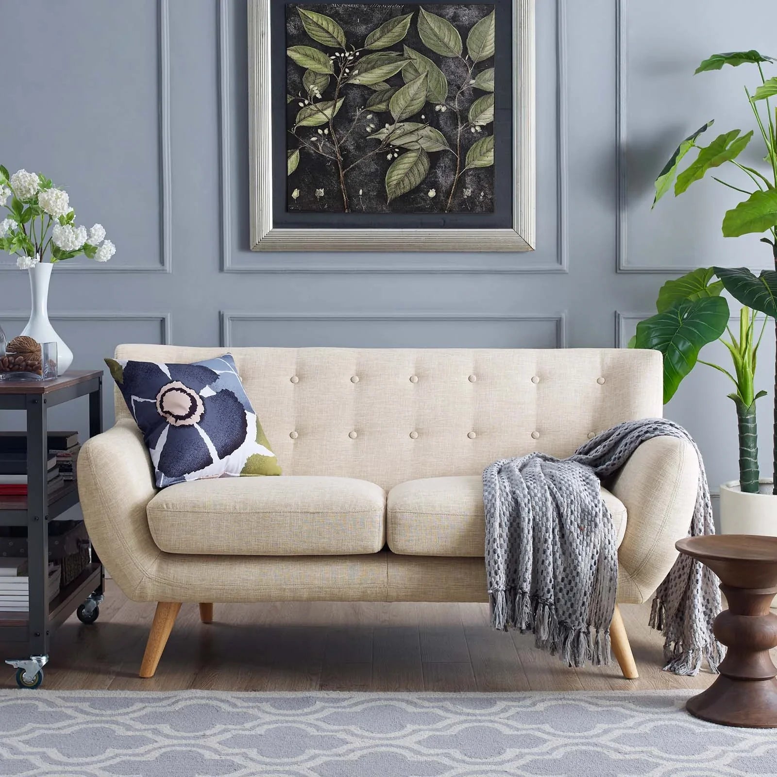 Dolce Sophisticated Curved Living Room Sofa