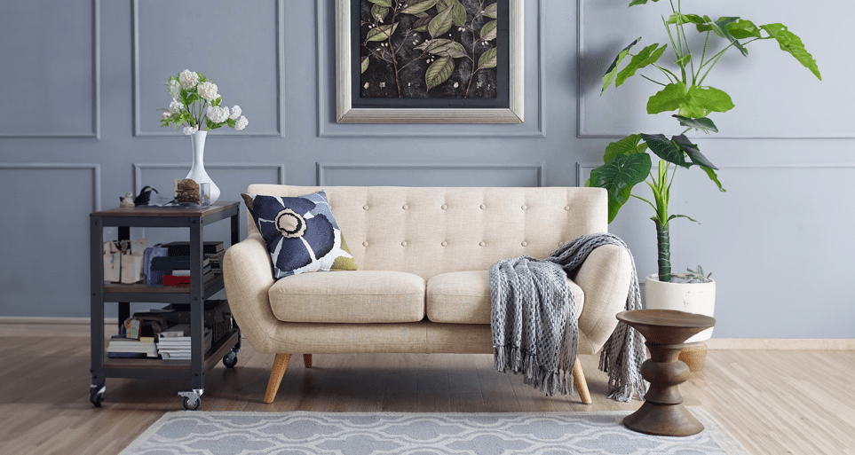Dolce Sophisticated Curved Living Room Sofa - Image 3