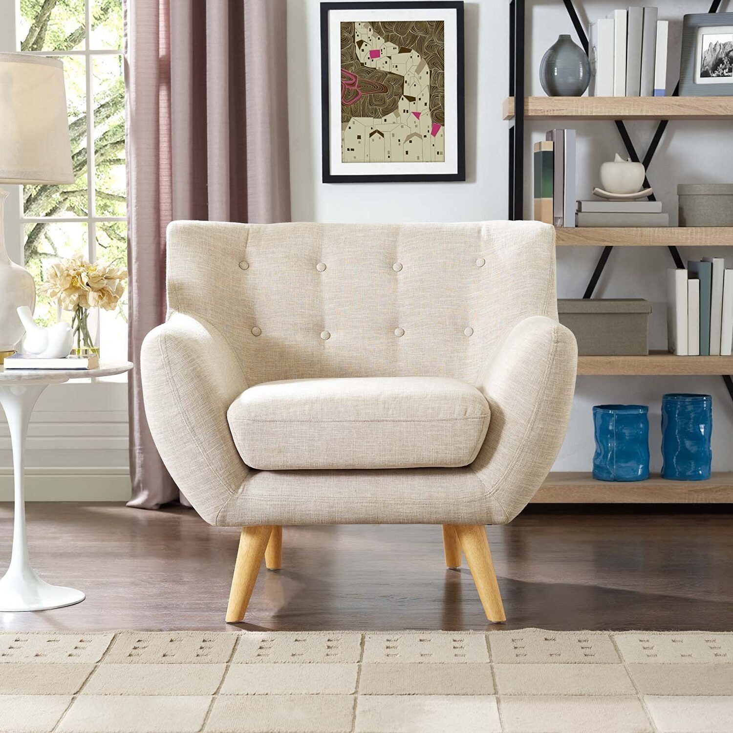 Dolce Sophisticated Curved Living Room Sofa - Image 5