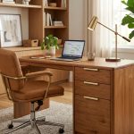 Verona Executive Solid Teakwood Home Office Desk